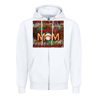 White baseball Zipper Hoodie - LillyAllenDesigns