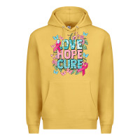 Antique Gold Love hope cure cancer Awareness Premium Hoodie - HowdyJamesFarm