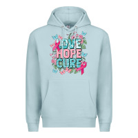 Blue Mist Love hope cure cancer Awareness Premium Hoodie - HowdyJamesFarm