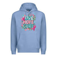 Colony Blue Love hope cure cancer Awareness Premium Hoodie - HowdyJamesFarm