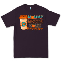 Plum mommy needs some pumpkin spice Premium Tee - CowhideDigitalArt