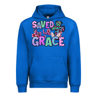 Cobalt Easter Day Saved by his grace Urban Hoodie - OliviaCreatesArt