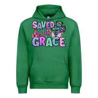 Emerald Easter Day Saved by his grace Urban Hoodie - OliviaCreatesArt