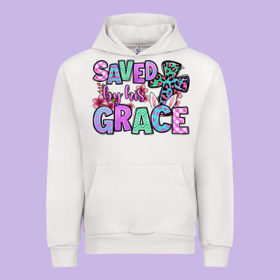 Easter Day Saved By His Grace Urban Hoodie Designed By Oliviacreatesart