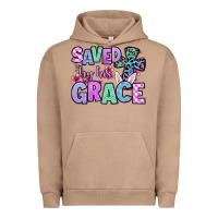 Pigment Burro Easter Day Saved by his grace Urban Hoodie - OliviaCreatesArt