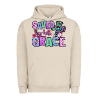 Pigment French Oak Easter Day Saved by his grace Urban Hoodie - OliviaCreatesArt