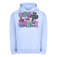 Pigment Grape Ice Easter Day Saved by his grace Urban Hoodie - OliviaCreatesArt