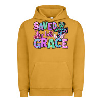 Pigment Peanut Butter Easter Day Saved by his grace Urban Hoodie - OliviaCreatesArt