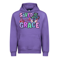 Tulip Easter Day Saved by his grace Urban Hoodie - OliviaCreatesArt