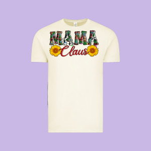 Mama Claus Vintage Tee Designed By Adodesignshop