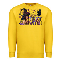 Lemon 100% That Witch Black Afro Witch Premium Sweatshirt - texasbilliewilder