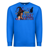 True Royal 100% That Witch Black Afro Witch Premium Sweatshirt - texasbilliewilder