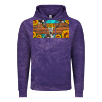 Cloud Purple longhorn bull skull license plate Vintage Hoodie - Artiststas