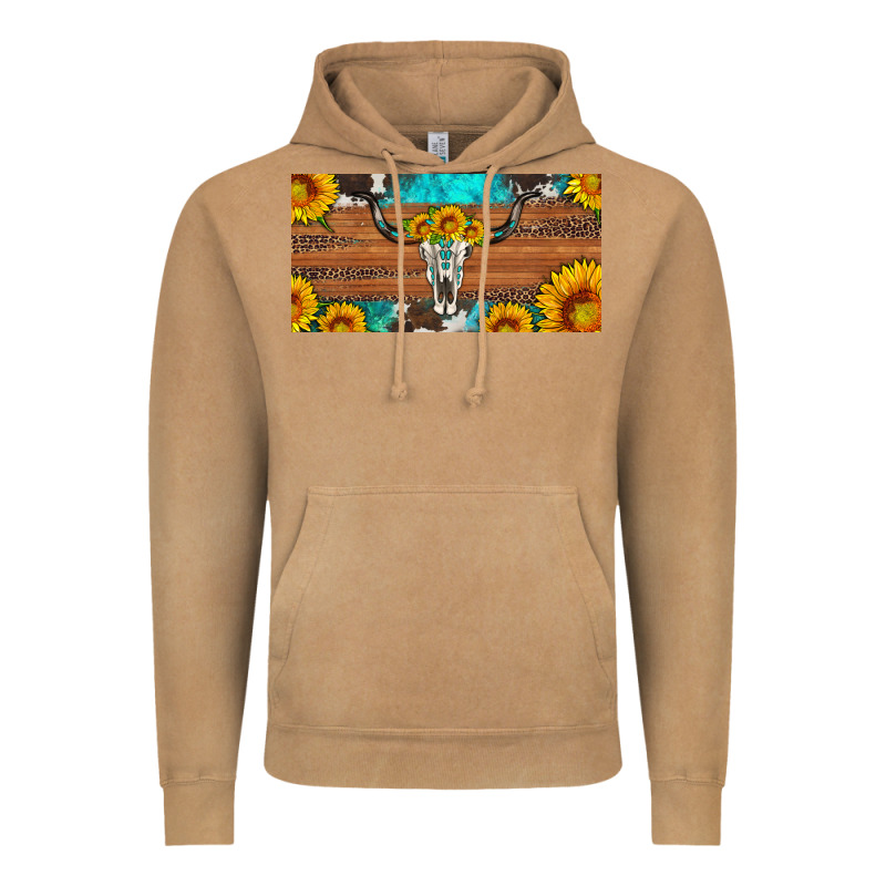 Longhorn Bull Skull License Plate Vintage Hoodie by Artiststas | Teevron