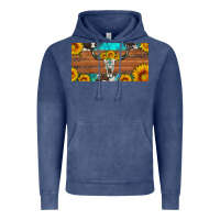 Vintage Denim longhorn bull skull license plate Vintage Hoodie - Artiststas