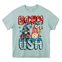 Arona Born in USA gnomes 4th of July Heavy Core Tee - CowGirlArtShop