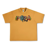 Peanut Butter western christmas papa claus sunflowers and cactus Urban Heavy Tee - Jasminsmagicworld