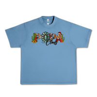Pebble Blue western christmas papa claus sunflowers and cactus Urban Heavy Tee - Jasminsmagicworld