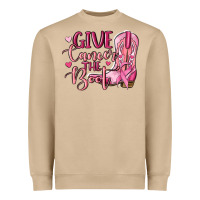 Mushroom give cancer the boot Heavyweight Sweatshirt - MaliasSmallBusiness