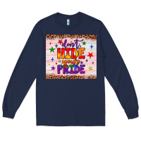 Navy don't hide your pride tumbler Long Sleeve Tee - JahusDesignShop
