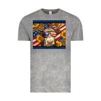 Cloud Rock Western 4th Of July Cow Vintage Tee - LillyAllenDesigns