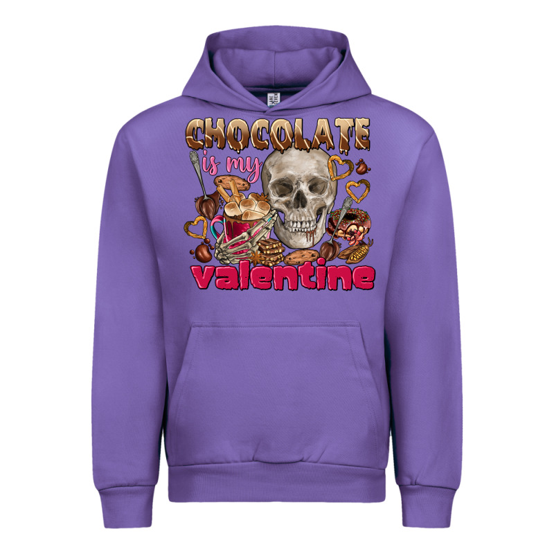 Skull Chocolate Is My Valentine Urban Hoodie by FaDigitalArtStudio | Teevron
