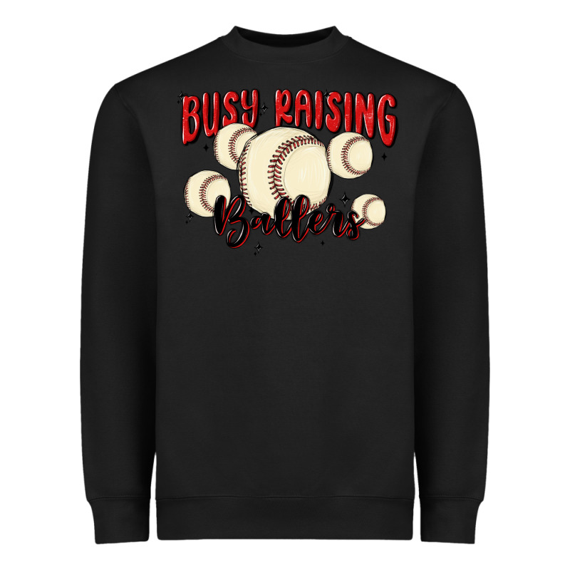 Busy Raising Ballers Heavyweight Sweatshirt by MaliasSmallBusiness | Teevron
