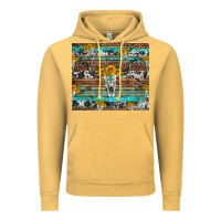 Vintage Mustard longhorn bull skull cowhide leopard turquoise Vintage Hoodie - Artiststas