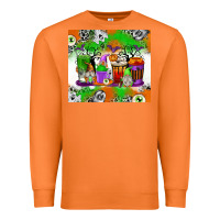 Carrot Halloween Coffee Cups Premium Sweatshirt - texasbilliewilder