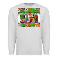 Dove Grey Halloween Coffee Cups Premium Sweatshirt - texasbilliewilder