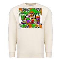 Sandshell Halloween Coffee Cups Premium Sweatshirt - texasbilliewilder