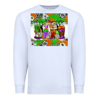 White Halloween Coffee Cups Premium Sweatshirt - texasbilliewilder