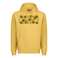 Antique Gold summer with sunflowers Premium Hoodie - TumblerDesignByShophia