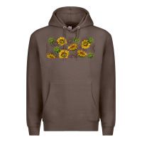 Coffee summer with sunflowers Premium Hoodie - TumblerDesignByShophia