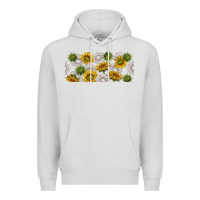 Dove Grey summer with sunflowers Premium Hoodie - TumblerDesignByShophia