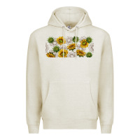 Oatmeal Heather summer with sunflowers Premium Hoodie - TumblerDesignByShophia