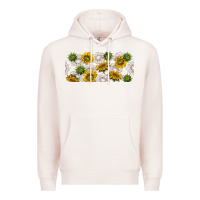 Pale Pink summer with sunflowers Premium Hoodie - TumblerDesignByShophia