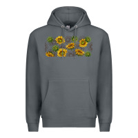 Rock summer with sunflowers Premium Hoodie - TumblerDesignByShophia