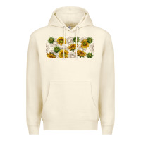 Sandshell summer with sunflowers Premium Hoodie - TumblerDesignByShophia