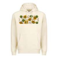 Tofu summer with sunflowers Premium Hoodie - TumblerDesignByShophia