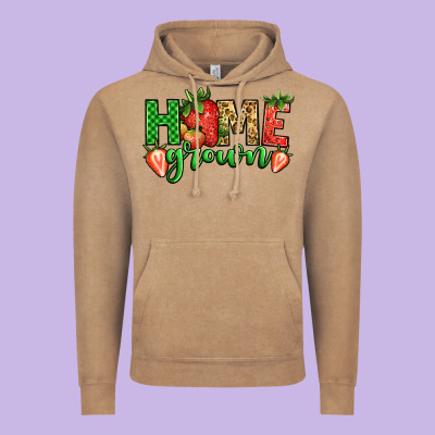 Howe Grown Strawberries Vintage Hoodie Designed By Jasminsmagicworld