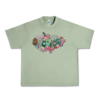 Oil Green Oncology Nurse western Urban Heavy Tee - NancyCooperArtShop