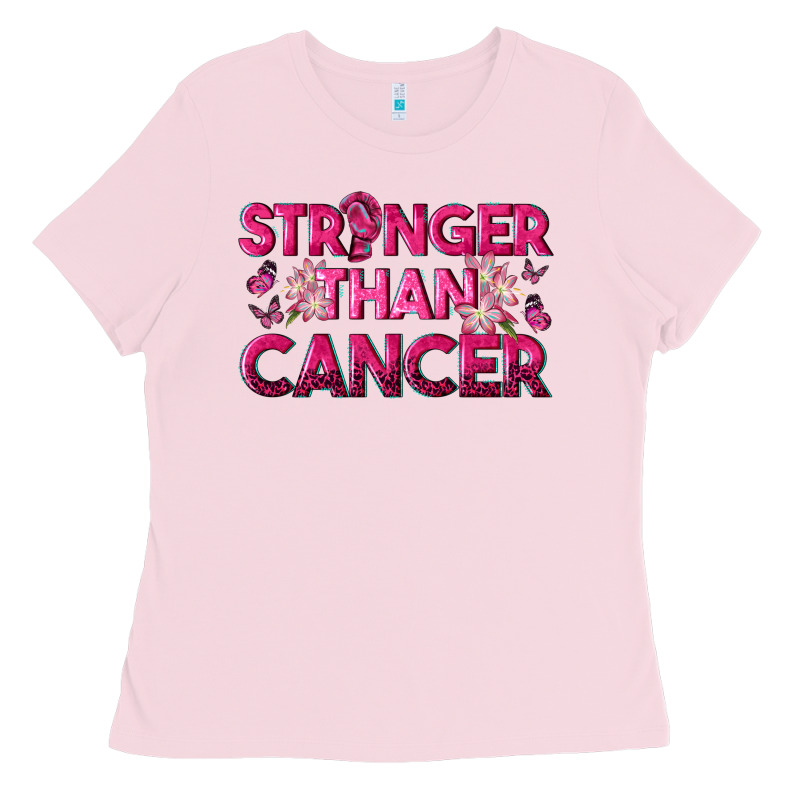 Stronger Than Cancer Ladies Tee by texasbilliewilder | Teevron