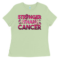 Matcha Stronger Than Cancer Ladies Tee - texasbilliewilder