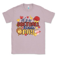 Lilac it's a softball kinda day Classic Tee - MaliasSmallBusiness