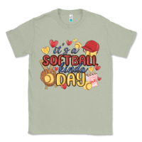 Matcha it's a softball kinda day Classic Tee - MaliasSmallBusiness
