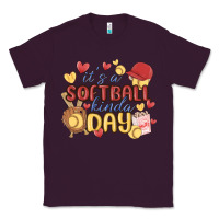 Plum it's a softball kinda day Classic Tee - MaliasSmallBusiness