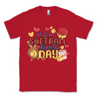 Red it's a softball kinda day Classic Tee - MaliasSmallBusiness