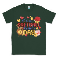 Sports Green it's a softball kinda day Classic Tee - MaliasSmallBusiness