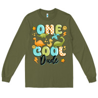 Army Green one cool dude Long Sleeve Tee - MaliasSmallBusiness